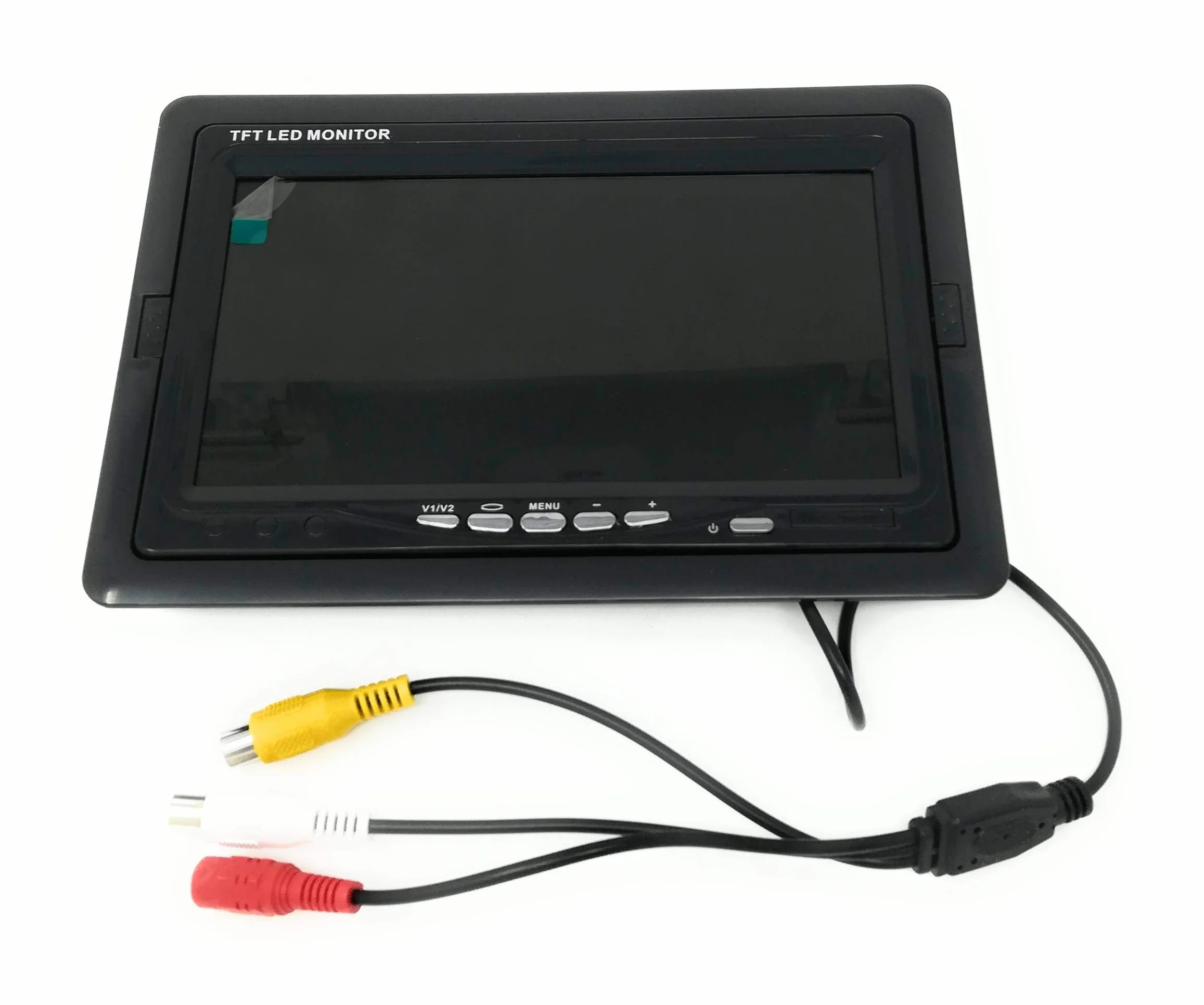 TEMPO DI SALDI LCD-Monitor 7,0 Zoll Auto mit Fernbedienung 2 AV-Eingänge für Videoüberwachung