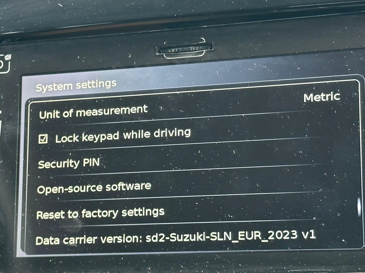 Generisch Aktualisierung der Kartographie GPS Navigation Europa 2023 – 39921-54PA8 kompatibel mit Suzuki SLDA