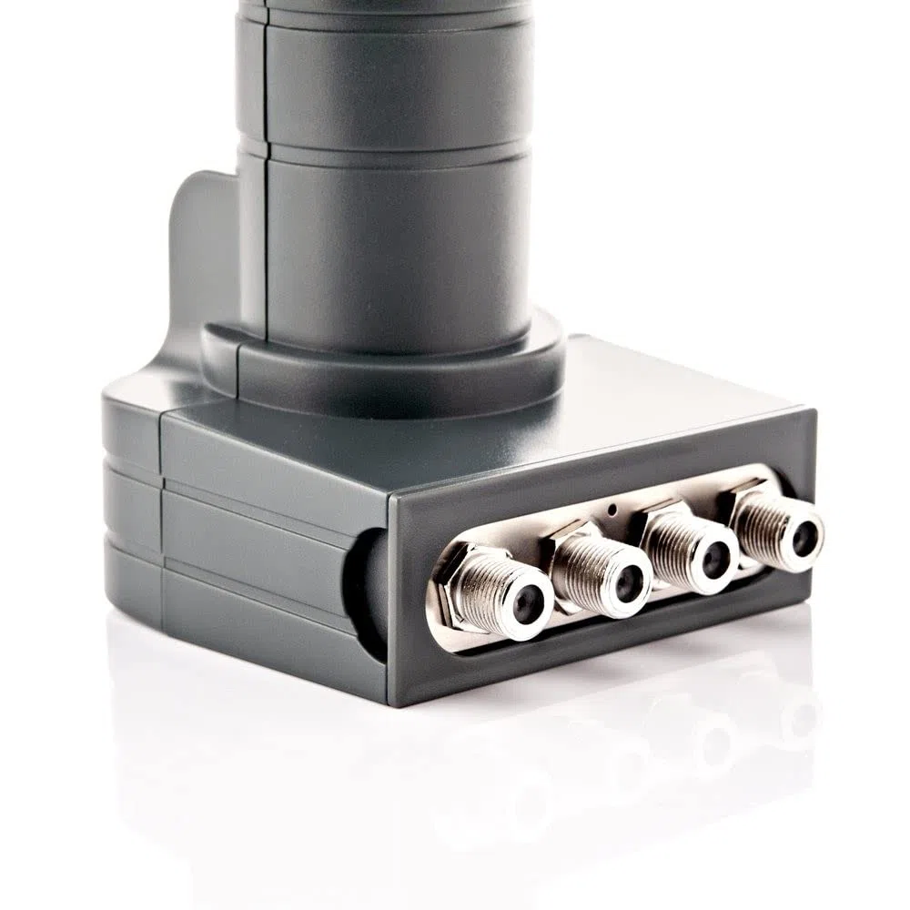 Fuba DAA 850 HD Sat Anlage - 8 Teilnehmer Komplettset Mit 85cm Alu Satellitenschüssel, DEK 407 Quattro LNB und FMT 508 Multischalter
