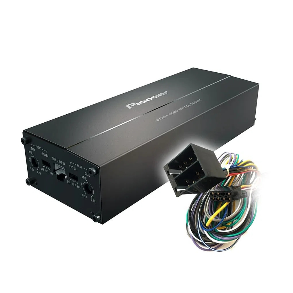 MEDIADOX Auto/KFZ Plug & Play Upgrade Verstärker/Endstufe + Kabel Set GM-DX104 von Pioneer kompatibel mit BMW (II)