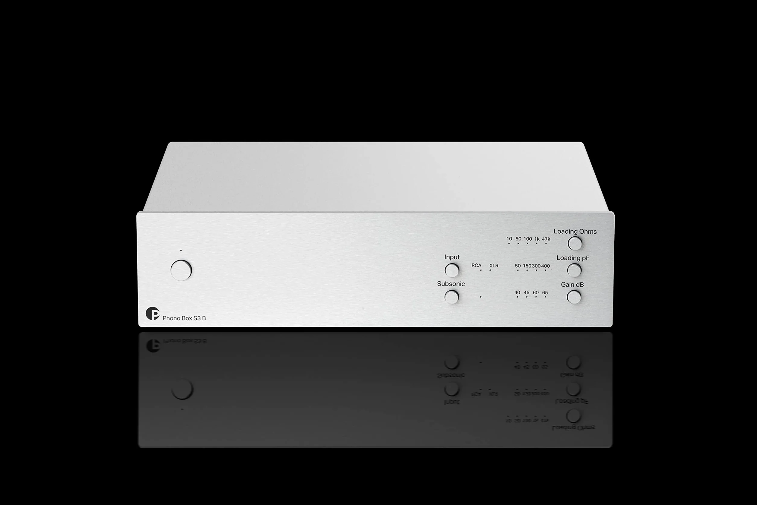 Phono Box S3 B, Symmetrischer audiophiler Phono-Vorverstärker, Silber