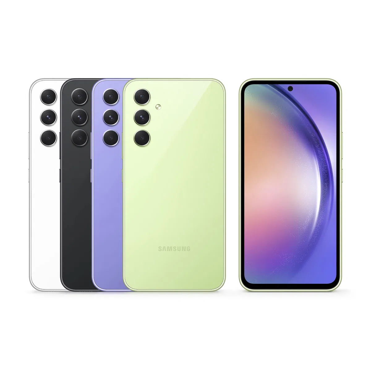 Samsung Galaxy A54 5G, Android Smartphone, 6,4 Zoll Dynamic AMOLED Display, 5.000 mAh Akku, 128 GB/8 GB RAM Handy in Awesome Graphite inkl. 30 Monate Herstellergarantie [Exklusiv bei Amazon]