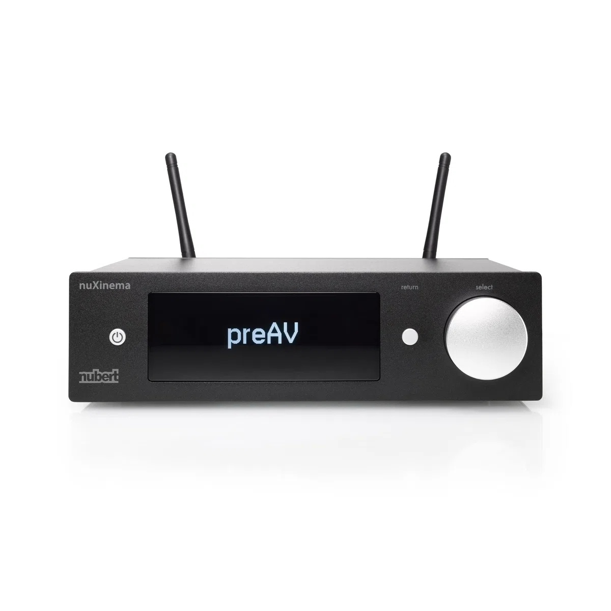 Nubert nuXinema preAV AV-Vorverstärker Dolby Atmos DTS:X Wireless Surround-Sound 9 Quellen