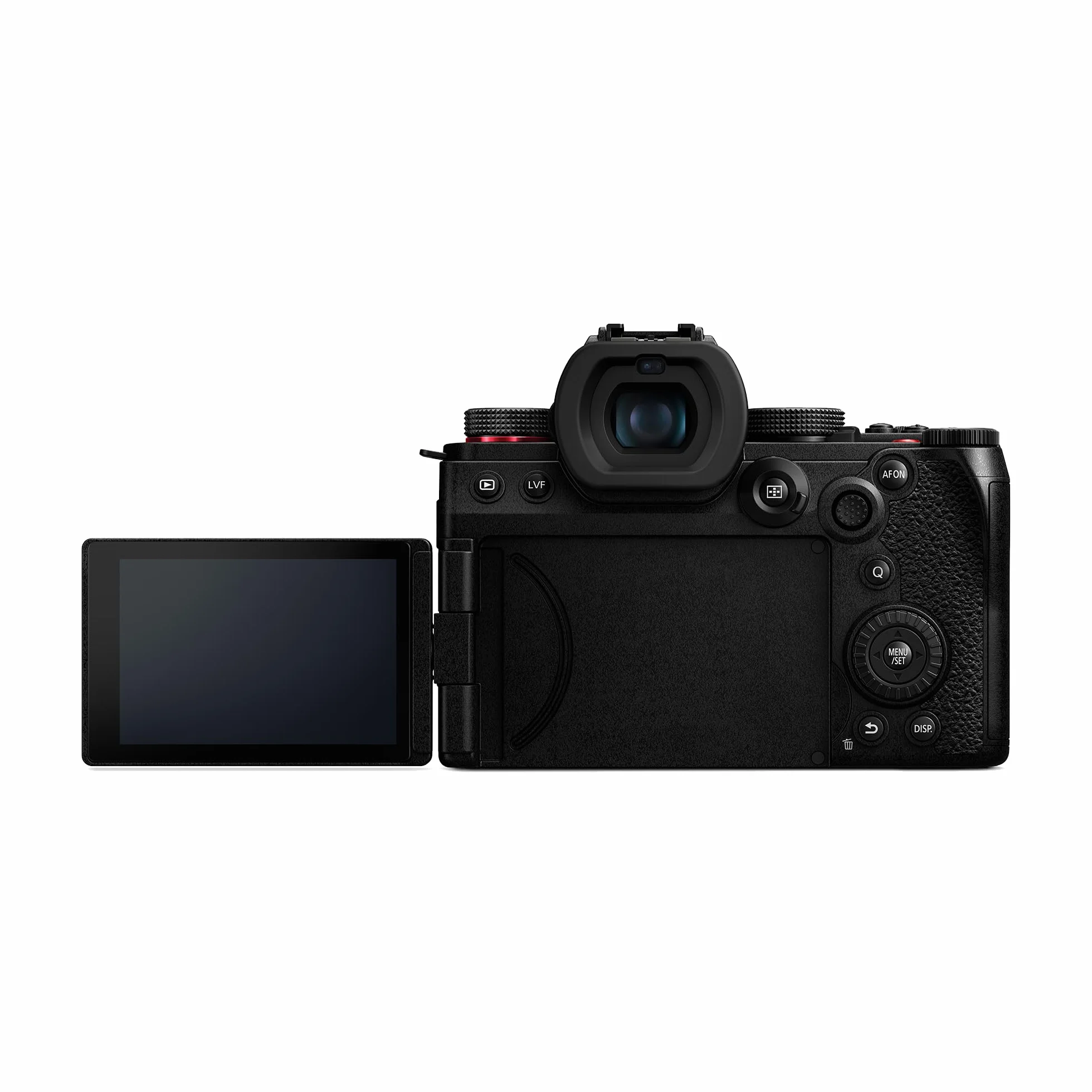 Panasonic LUMIX DC-G9M2E Micro Four Thirds spiegellose Kamera, 25,2MP, 4K 120p/100p & 5,7K 30p/25p, Phasen-Hybrid-AF, 5-Achsen-BIS, OLED LVF, WLAN, Bluetooth, HDMI, nur Gehäuse, Schwarz