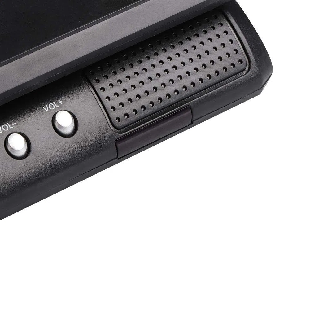 7,8-Zoll-tragbarer DVD-Player-Drehbildschirm mit TV-Funktion + Autoladegerät + Gamepad, integriertem Unterstützung für FM-Radio, Unterstützung für SD-Karte und USB-Anschluss(EU)