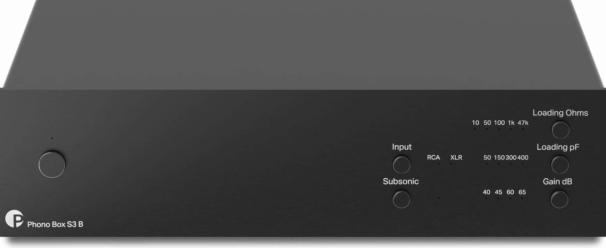 Phono Box S3 B, Symmetrischer audiophiler Phono-Vorverstärker, Schwarz