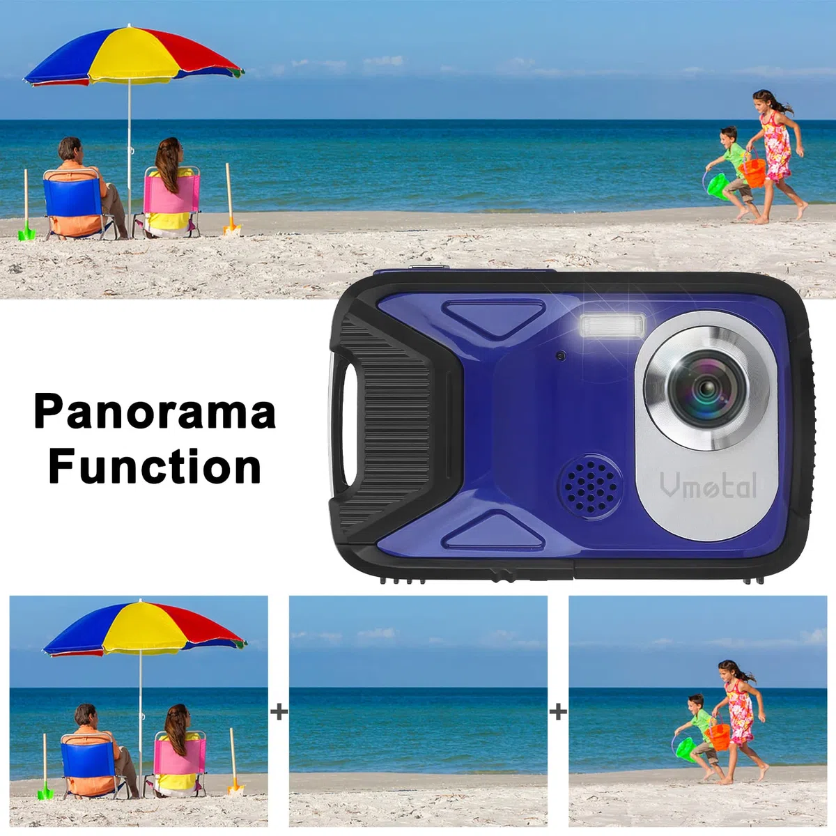 GDC8026 wasserdichte Digitalkamera / 8X Digitalzoom / 21 MP / 1080P FHD / 2,8" TFT-LCD-Bildschirm/Unterwasserkamera für Kinder/Jugendliche/Studenten/Anfänger/ältere Menschen