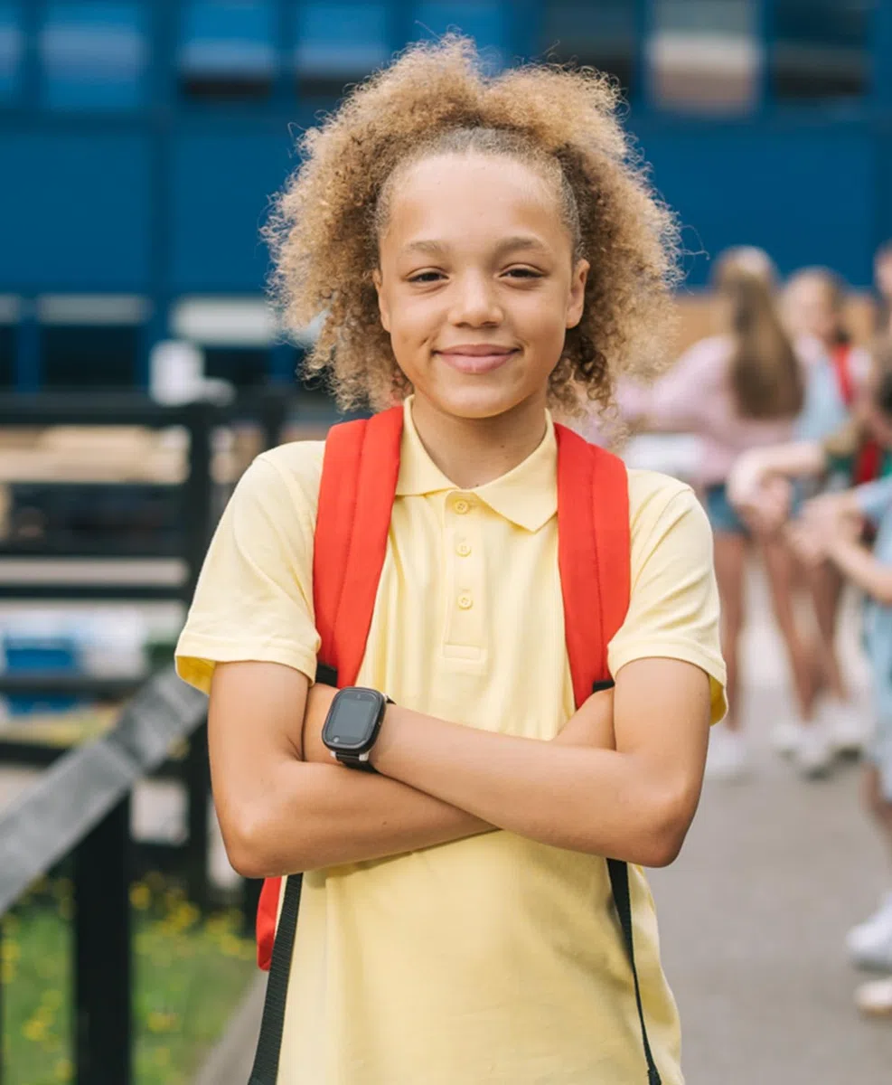 XPLORA X6 Play - wasserdichte Telefon Uhr für Kinder - 4G, Anrufe, Nachrichten, Schulmodus, SOS-Funktion, GPS, Kamera, Schrittzähler - 2 Jahre Garantie (BLAU)