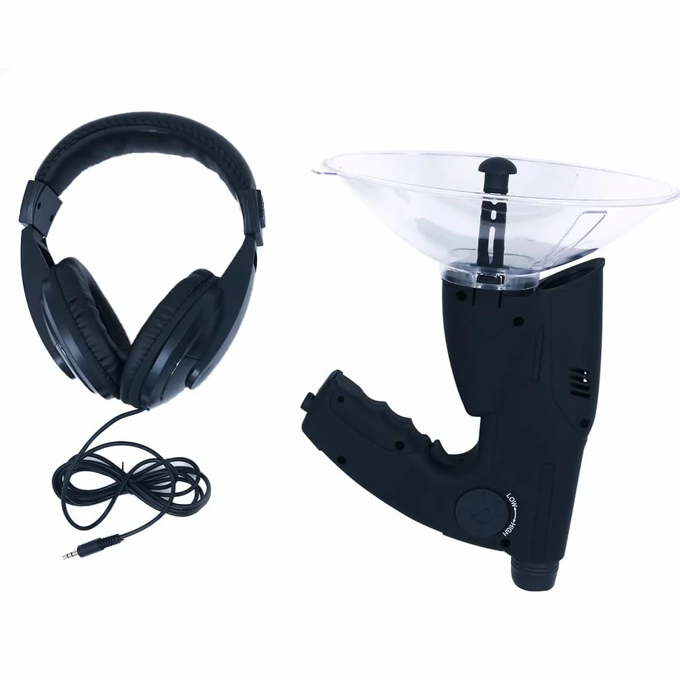 Parabolmikrofon Bionisches Ohr Elektronisches Vogelhöraufzeichnungsgerät 8X21 Zoom HD Outdoor Birdwatching Teleskop Monokularer Beobachtungsabstand 8m-1200m
