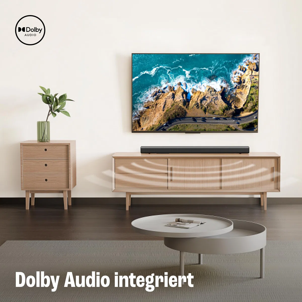 JBL Cinema SB 510 3.1-Kanal-Soundbar mit integriertem Subwoofer Dolby Audio Bluetooth Schwarz