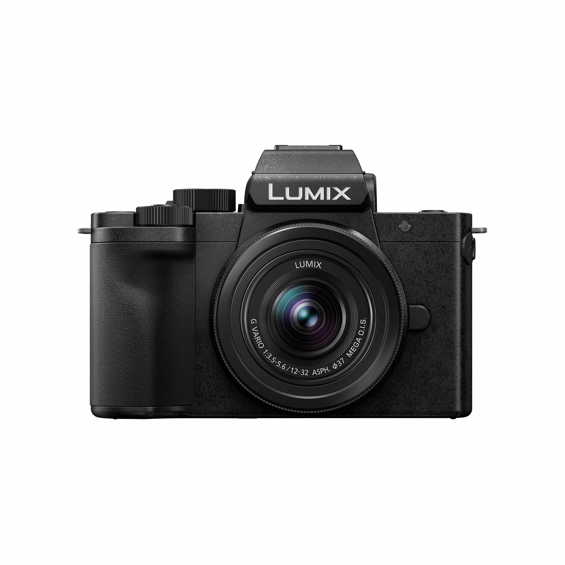 Panasonic Lumix DC-G100DKEGK Micro Four Thirds spiegellose Kamera mit Lumix G Vario 12-32 mm F3.5-5.6 Objektiv, 20,3 MP, 4K 30p & FHD 60 Video, Vlogging-Cam, Freiwinkel-Monitor, USB-C-Ladung, Schwarz