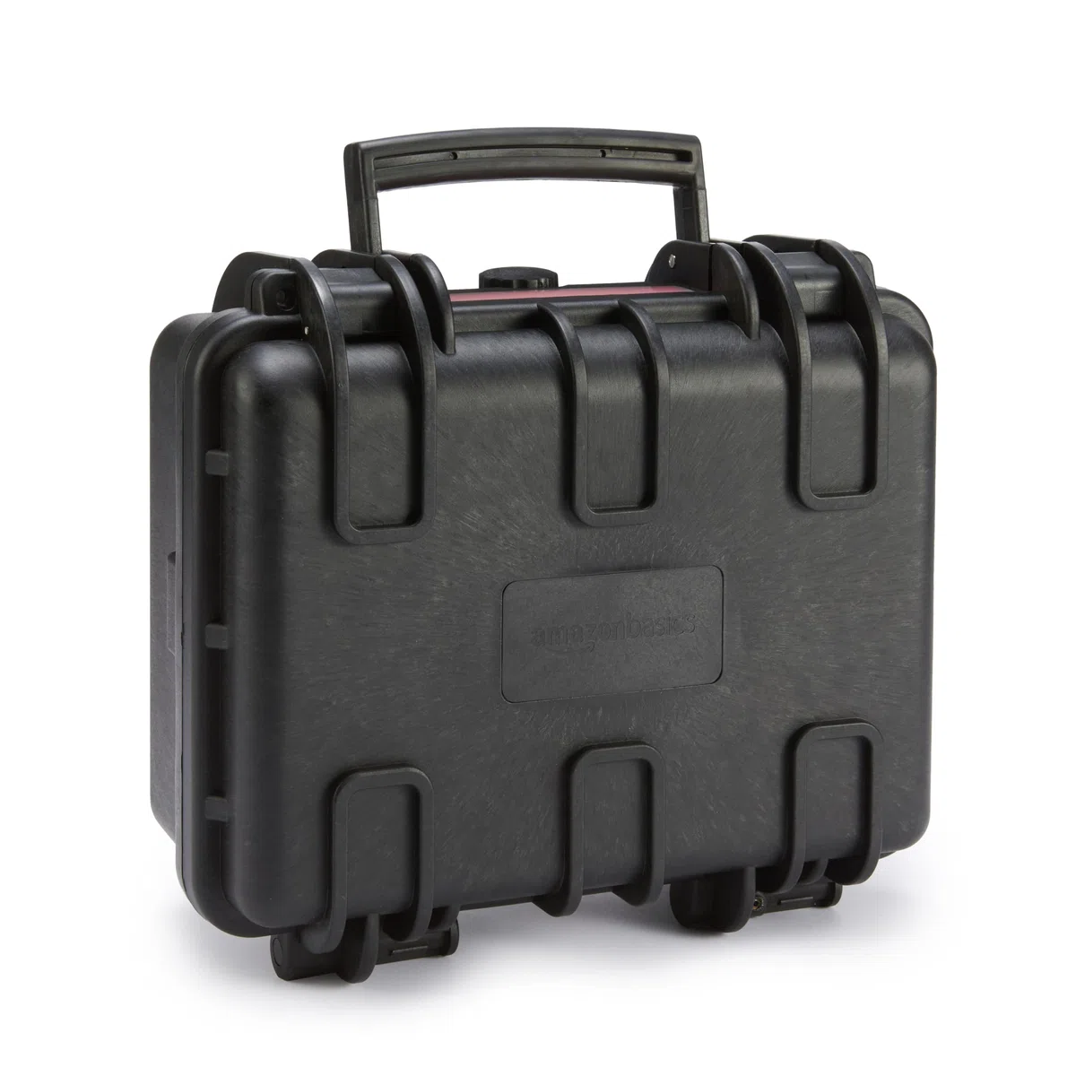Amazon Basics Kleine Schützende Tragbare Harte Kameratasche mit Anpassbarem Passform-Schaumstoff für Drohnen, Kamera, Objektive und Zubehör, Wasserdicht, Stoßfest, 30.7 x 27 x 14.2 cm, Schwarz