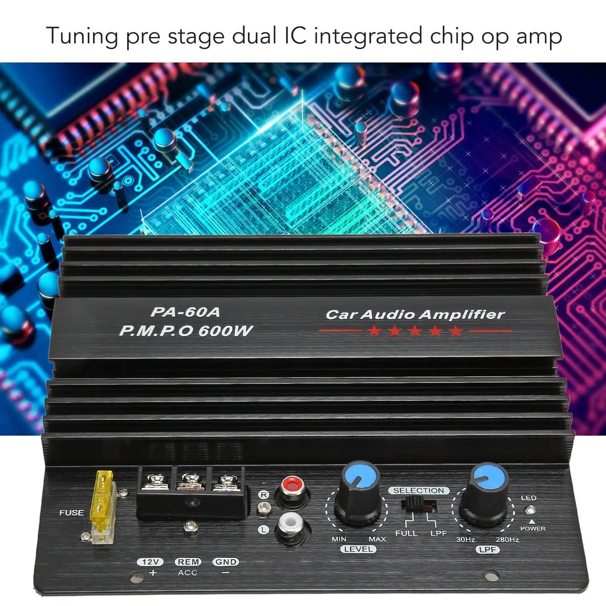 600W Auto Audio High-Power Verstärker Board, 12V Leistungs Starke Bass Sub Woofer Board für die Meisten Autos