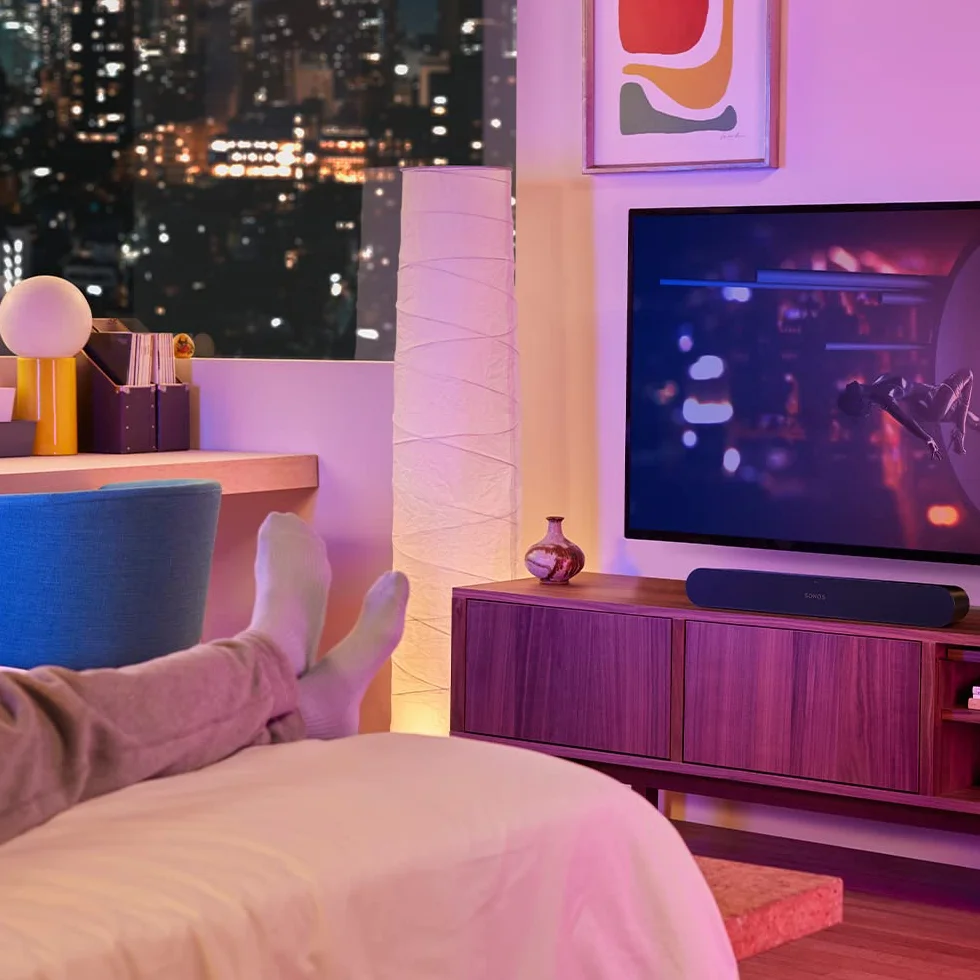 Sonos Ray Soundbar – Kompakte All-in-One-Soundbar für Filme, Spiele, Musikstreaming – Schwarz