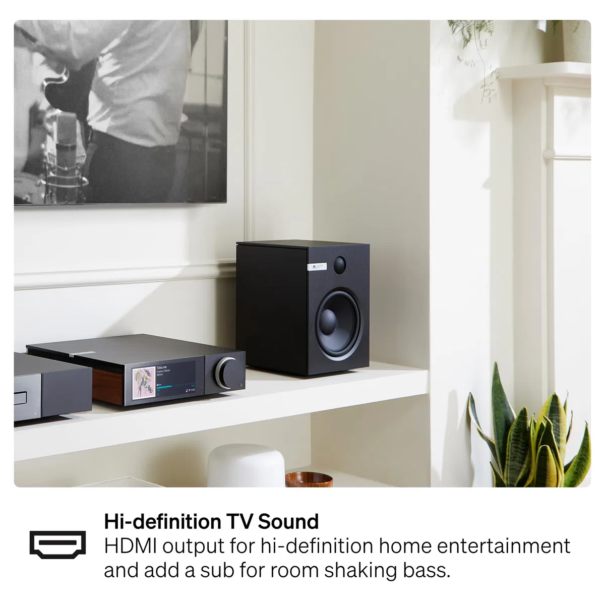 Cambridge Audio EVO 150 SE All-in-One-Verstärker Netzwerkplayer Bluetooth APX HD AirPlay 2 Chromecast HDMI ARC MM-Phonostufe ESS Sabre DAC