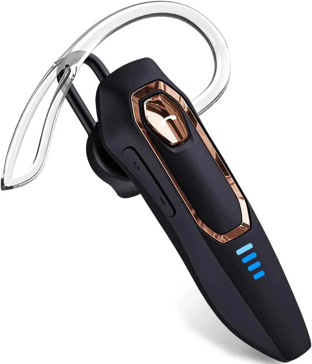 Micool Bluetooth Headset V5.4 mit Mikrofon, Geräuschunterdrückung, 36h Gesprächszeit, Kabelloser Headset für LKW Fahrer