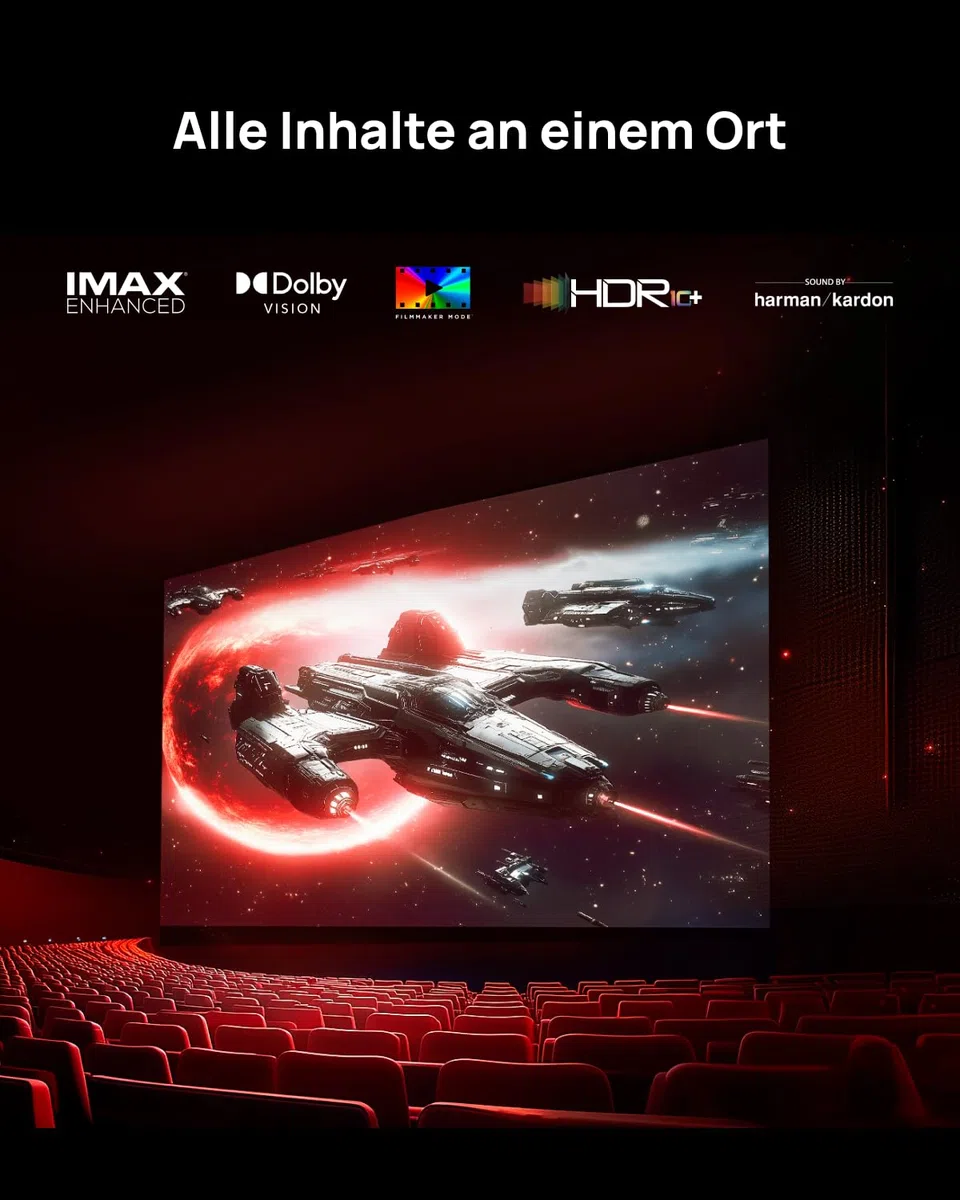 XGIMI Horizon 20 Pro 4K RGB Triple Laser Beamer, 4100 ISO Lumen, Google TV, Netflix, Optischer Zoom, Lens Shift, IMAX Enhanced, Dolby Vision, 20000:1 Kontrast, 300" Display