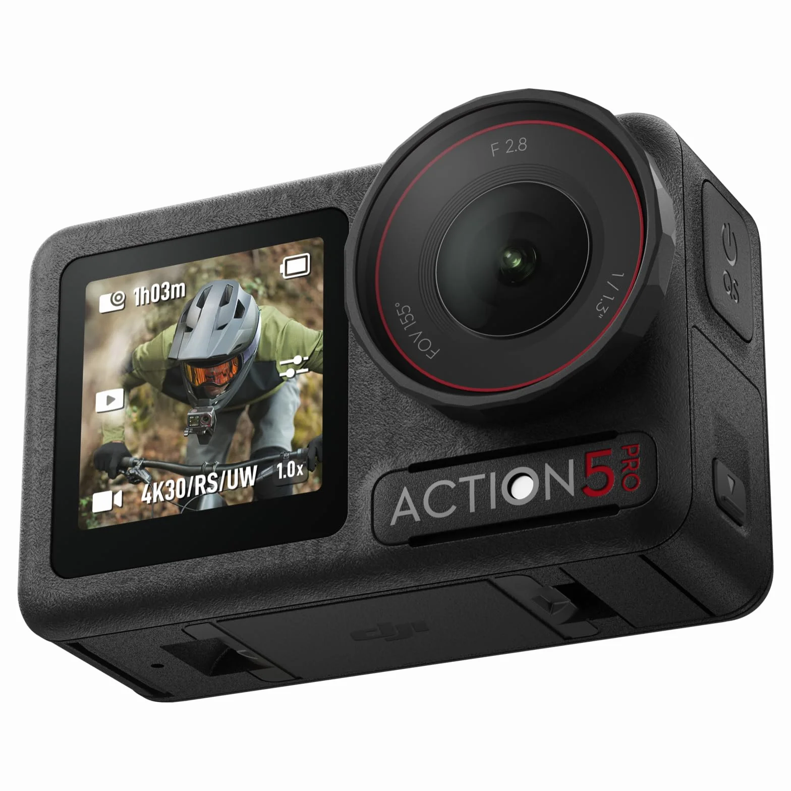 DJI Osmo Action 5 Pro Standard Combo Action Cam 4K 1/1,3" Sensor 4K/120fps Videokamera Stabilisierung Dual OLED Touchscreens Unterwasserkamera