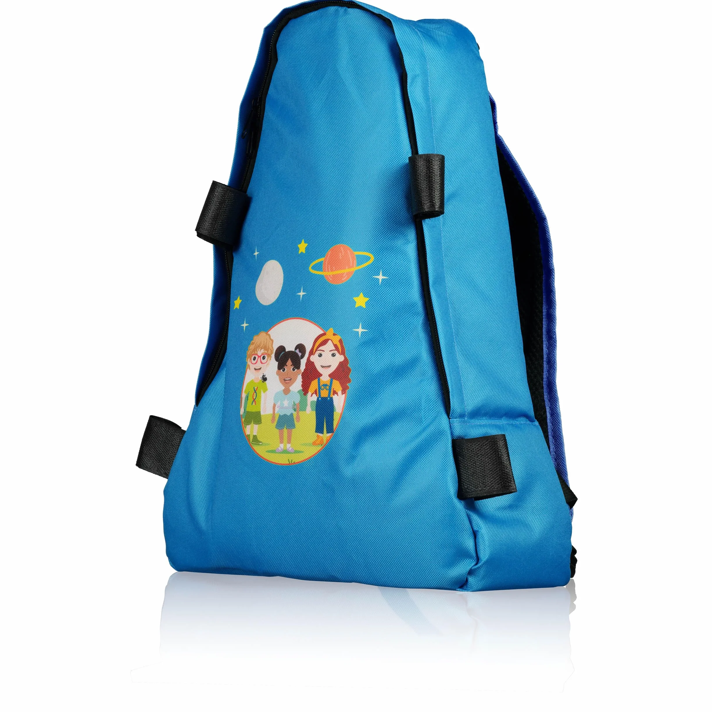 Bresser Junior Kinderteleskop 70/400 Linsenteleskop für Kinder ab 8 Jahren, Astronomie Einsteiger, Teleskop mit Rucksack, Zubehör & Smartphone-Halterung, Nachthimmel Beobachtung blau