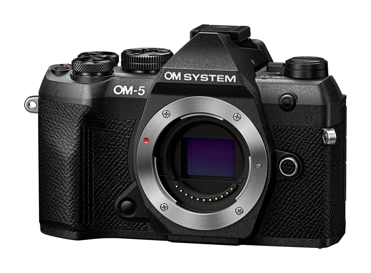 OM SYSTEM OM-5 Mark II Micro Four Thirds Systemkamera, 20 MP Live MOS-Sensor, 5-Achsen-Bildstabilisierung, IP53-Wetterschutz, Handheld HighRes Shot 50 MP, Schwarz