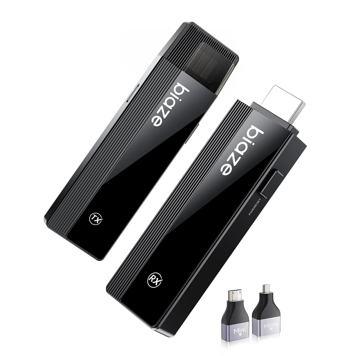 Drahtloser HDMI-Sender und -Empfänger 4K 394FT Reichweite Dualband Plug & Play Kit