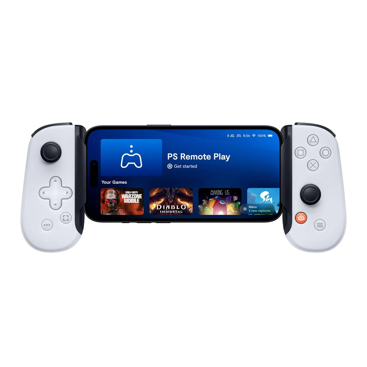 BACKBONE One Mobiler Gaming-Controller für das Android & iPhone 15/16 Series (USB-C) - PlayStation Edition - 2nd Gen - Verwandeln Sie Ihr Handy in eine Spielekonsole - Spiele Xbox, PlayStation & mehr