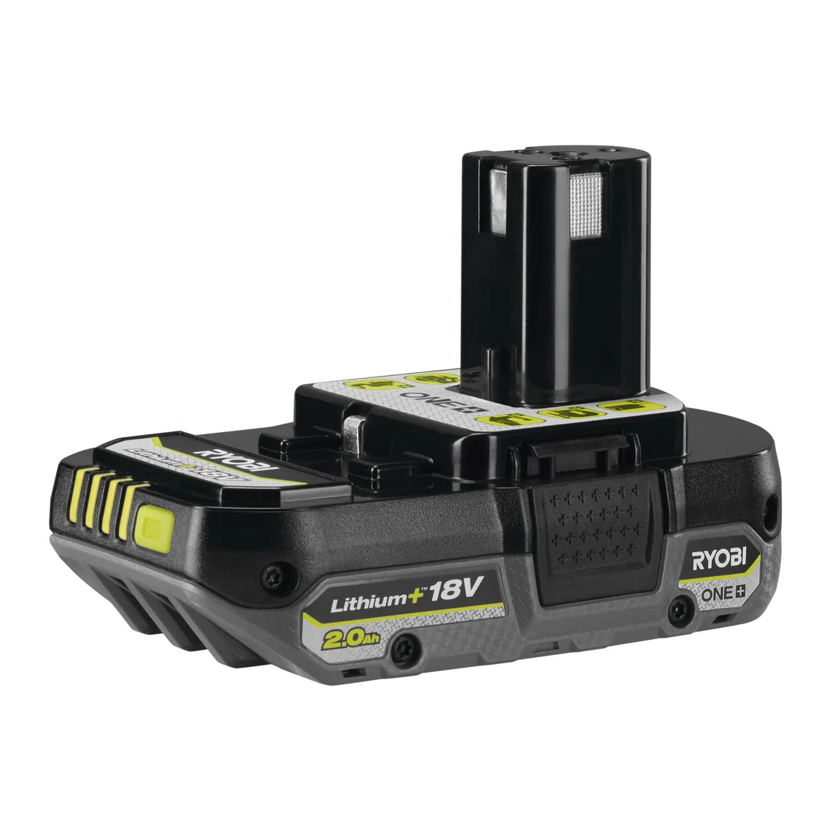 RYOBI Starterset RC18120-242X, 1 x Lithium+ Akku 18 V – 4,0 Ah, 1 x Kompakt-Lithium-Akku + 18 V 2,0 Ah und 1 x Ladegerät 2,0 A
