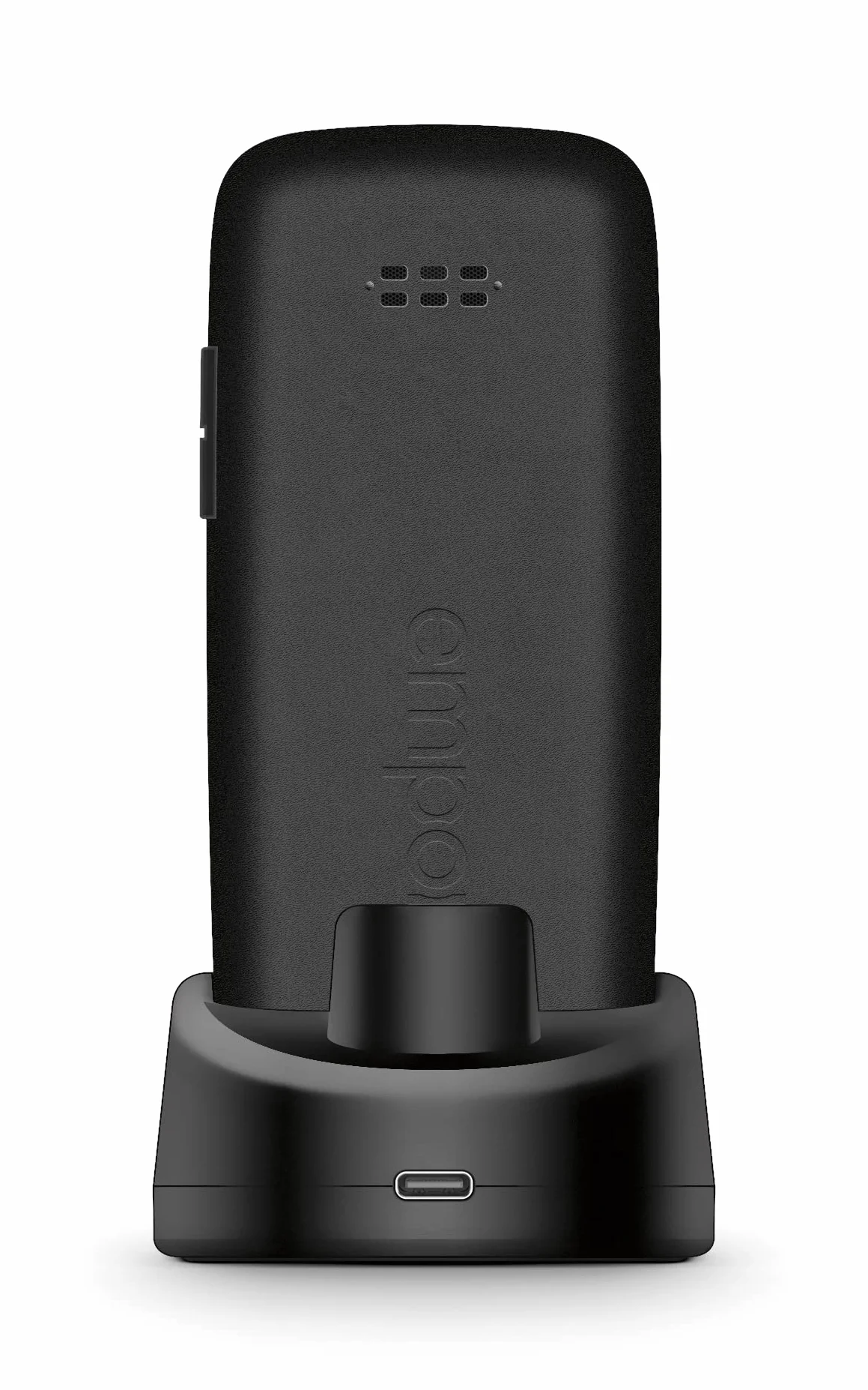 Emporia Happy Handy für Senioren, robust und hochwertig, hohe Lautstärke, Farbdisplay, Bluetooth, 3 Schnellanruftasten, große Tasten beleuchtet, Ladestation, Schwarz (Italien)