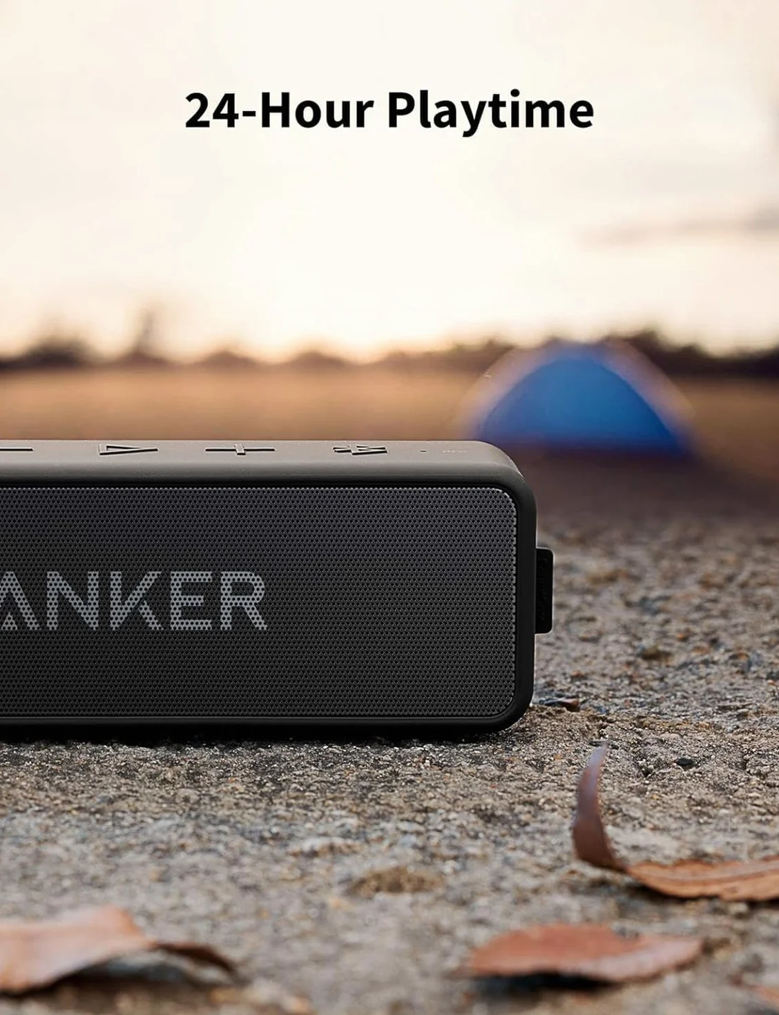 Anker SoundCore 2 Bluetooth Lautsprecher, IPX7 Wasserschutz, 24h Wiedergabe, 20m Reichweite