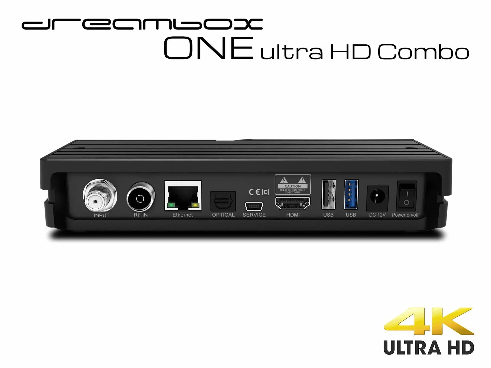 Dreambox One Combo Ultra HD 1x DVB-S2X MIS 1xDVB-C/T2 Tuner 4K 2160p E2 Linux Dual WiFi H.265