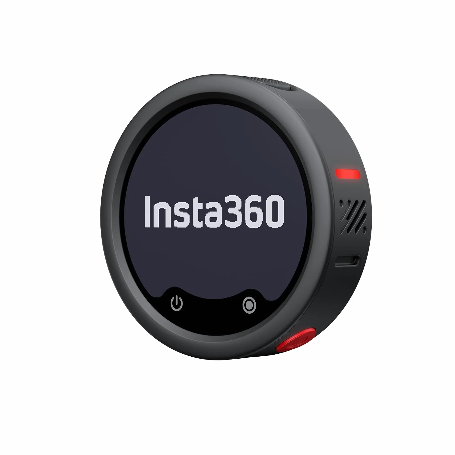 Insta360 Mic Pro Transmitter Graphitschwarz, kabelloses Mini-Lavaliermikrofon für iPhone/Kamera/Android, Videoaufnahme, anpassbares E-Ink-Display, 3-Mikrofon-Array, interne 32-Bit-Float-Aufnahme