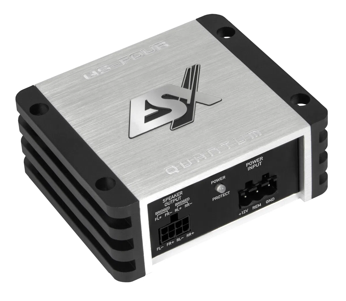 ESX QUANTUM QS-FOUR - Ultra-kompakter Full Range Class D Amp mit 240 W RMS bei nur 90 x 35 x 80 mm | ESX Car-Audio