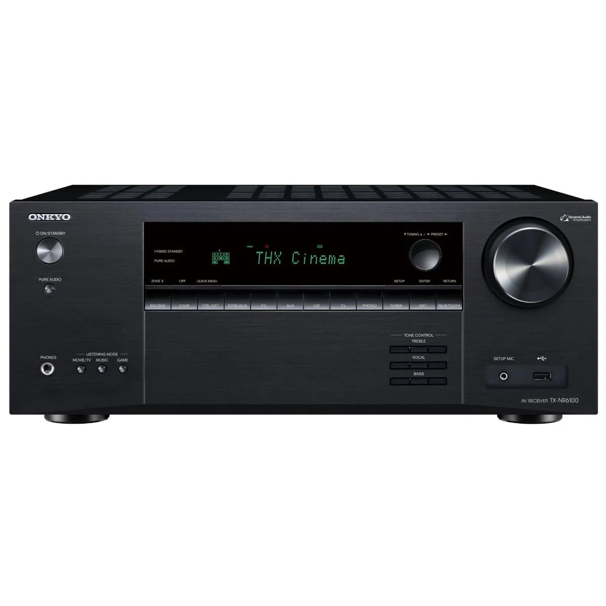 Onkyo TXNR6100M2 7.2-Kanal THX-zertifizierter Netzwerk-A/V-Receiver