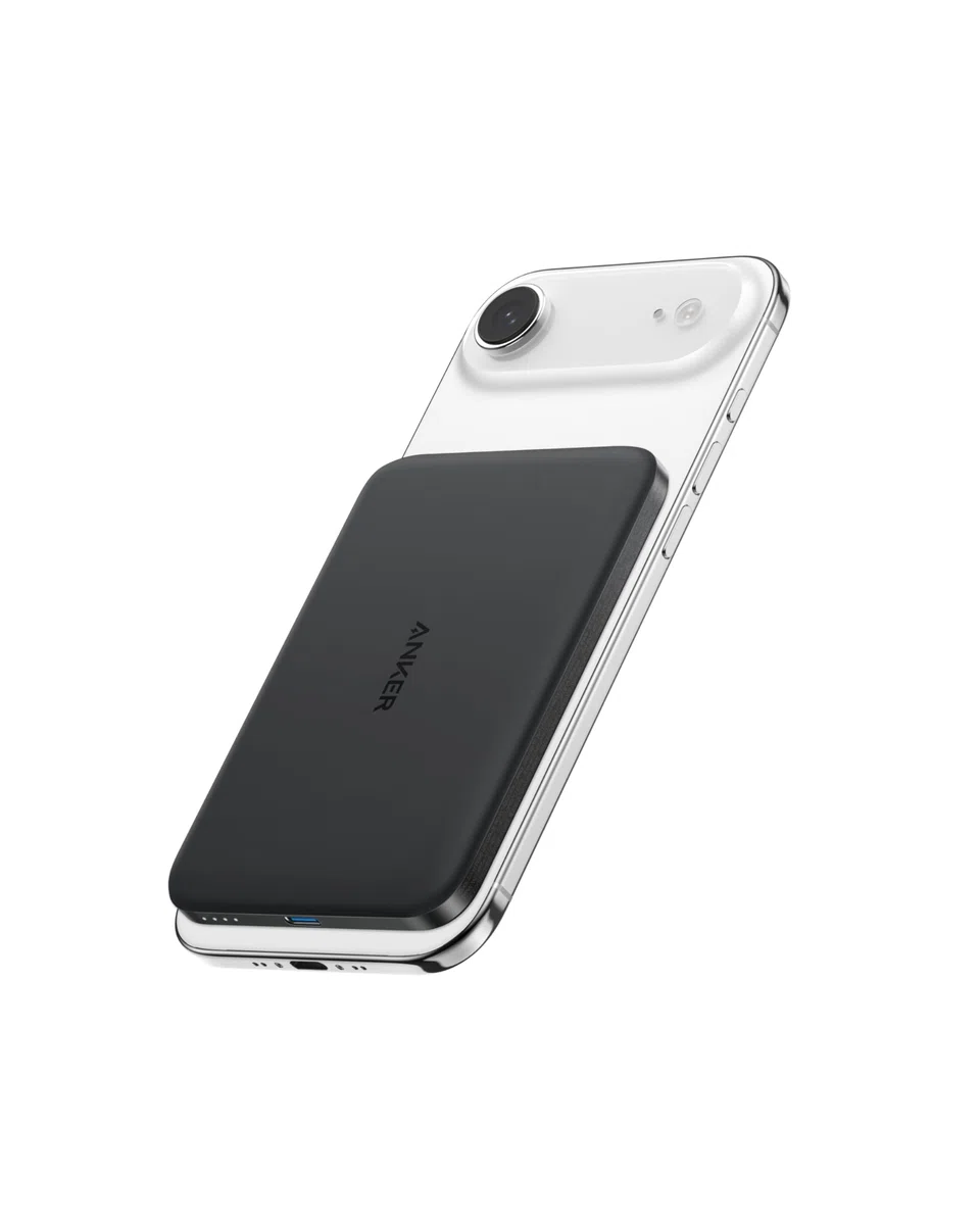 Anker Nano Powerbank 5000mAh Qi2 15W MagSafe-kompatibel tragbares Ladegerät für iPhone 17/16/15/14/13