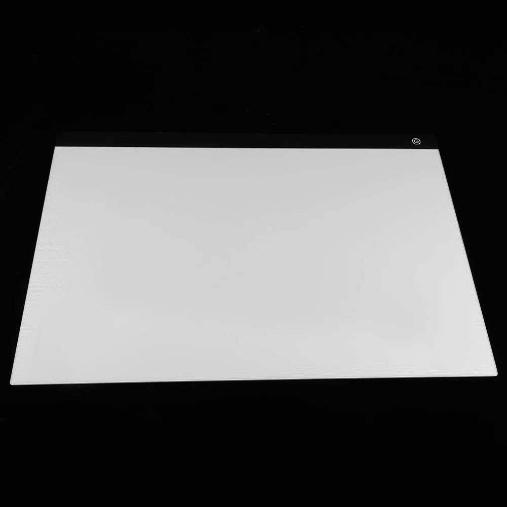 Fdit A2 LED-Nachleucht-Zeichenbrett, Superhell für Skizzen, Sammelalben und Zeichnungen, mit Einstellbarem Licht und Speicherfunktion, Kompakt und Kompakt