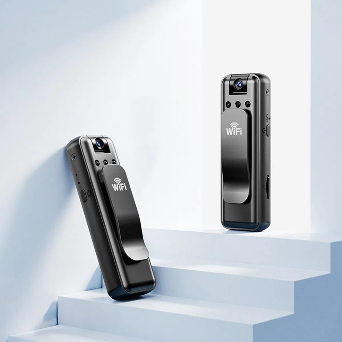 Body Cam, kleine Überwachungskamera, 0,33 Zoll tragbarer Video- und Audioaufnahme-Camcorder, Clip auf Mini-Fotogerät für Outdoor-Radfahren, Wandern und Reisen