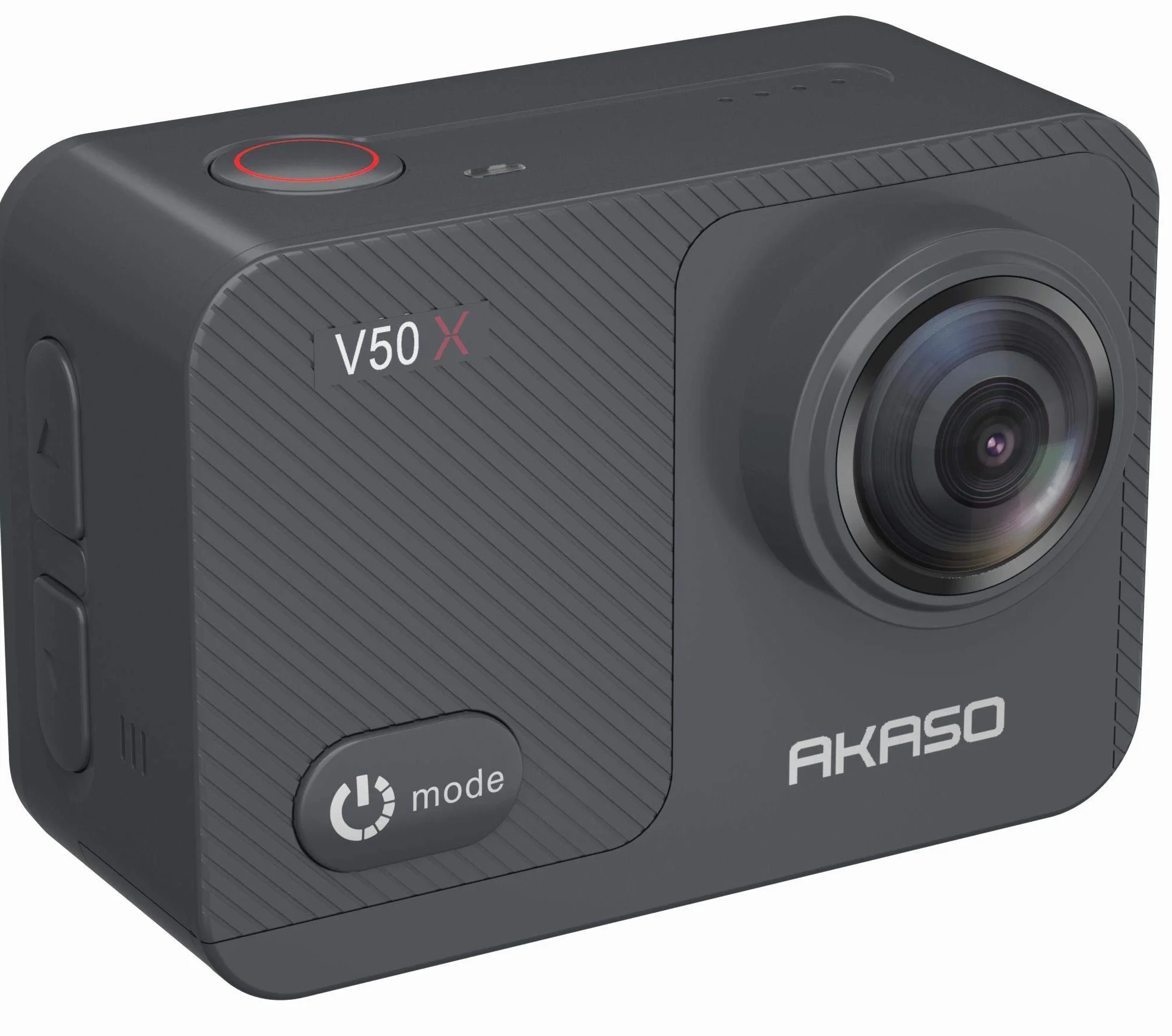 AKASO Action Cam 4K30FPS Unterwasserkamera WiFi 40M EIS Anti-Shake Action Kamera 4X Zoom mit Touchscreen, Fernbedienung, Sportkamera Wasserdicht Gehäuse,Helmzubehör-Kit V50X