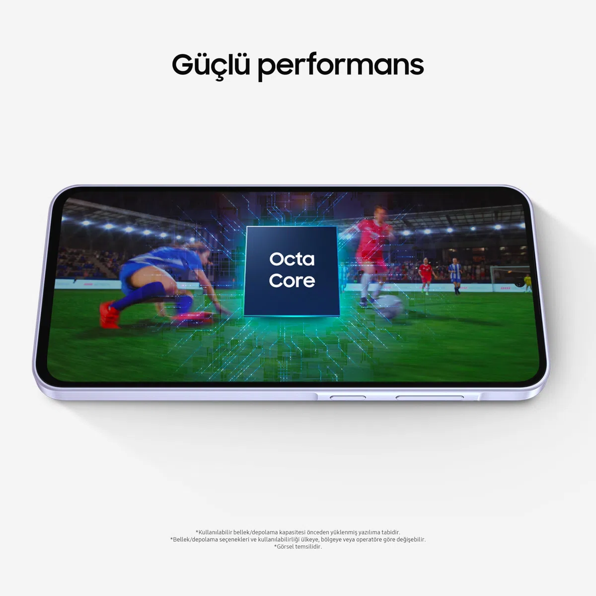 Samsung Galaxy A36 5G Smartphone 256GB 8GB RAM hellgrau Octa-Core-Prozessor