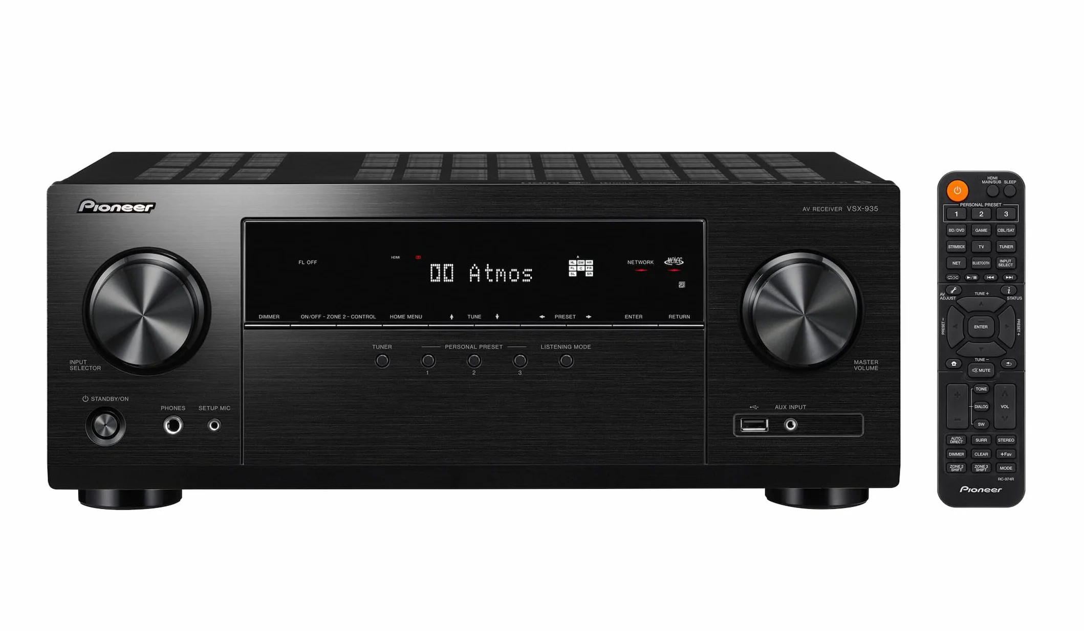 Pioneer VSX-935 7.2-Kanal Netzwerk-AV-Receiver, Schwarz