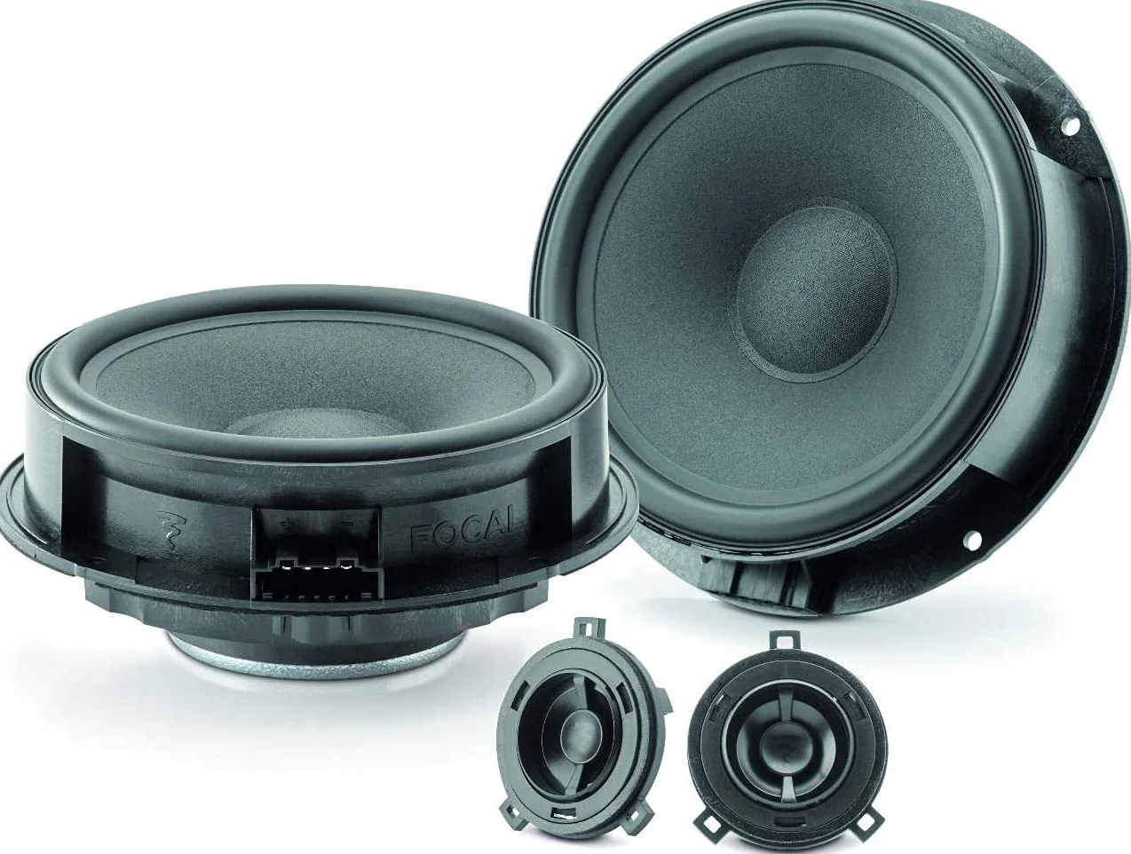Focal ISVW165 Inside 16,5 cm 2-Wege Compo Lautsprecher Kompatibel für Audi, Seat, Skoda, Volkswagen VW