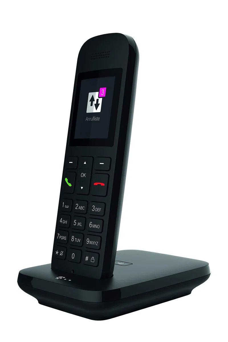 Telekom Sinus 12 | Festnetz Telefon | schnurlos | Freisprechfunktion | 5cm Farbdisplay | einfache Bedienung | Babyfunk/Raumüberwachung | beleuchtete Tastatur I Fritz!Box-kompatibel