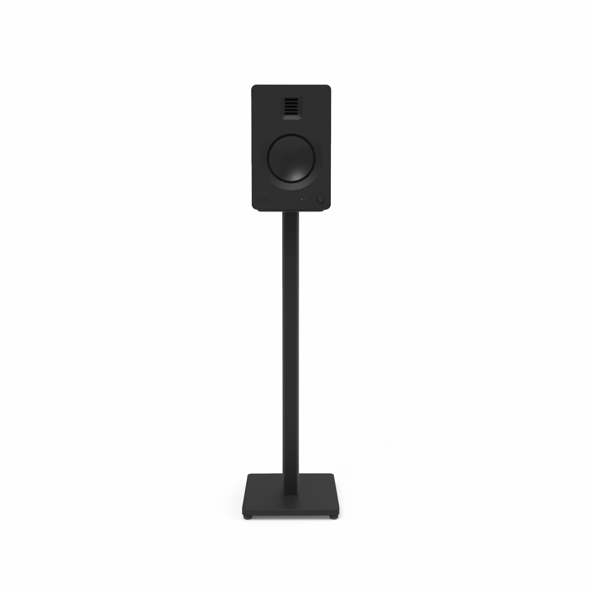Kanto ST28 28" Universal Floor Speaker Stands for Bookshelf Speakers up to 13.6 kg | Pair | Black Steel w/Black MDF Base