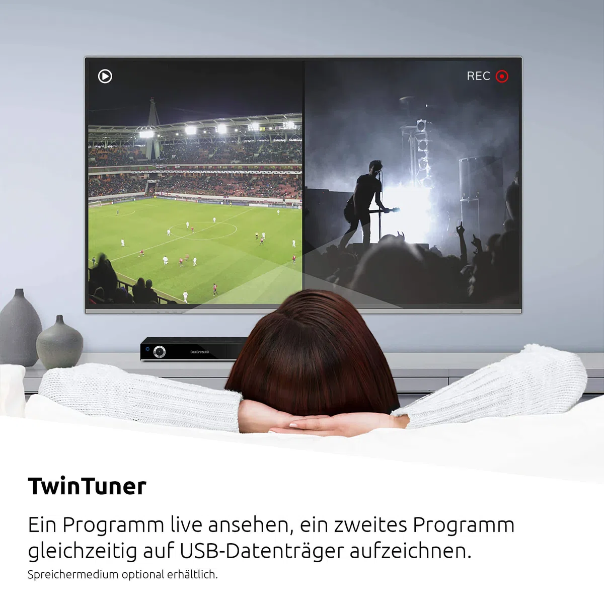 TechniSat DIGIT ISIO S2 - HD Sat-Receiver mit Twin-Tuner (HDTV, DVB-S2, PVR Aufnahmefunktion via USB oder im Netzwerk, Smart-TV, CI+, HDMI, App-Steuerung, UPnP-Livestreaming) schwarz, 0000/4756