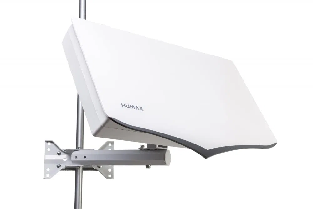HUMAX Digital H40D2 Flat Spiegel SAT Flachantenne weiß
