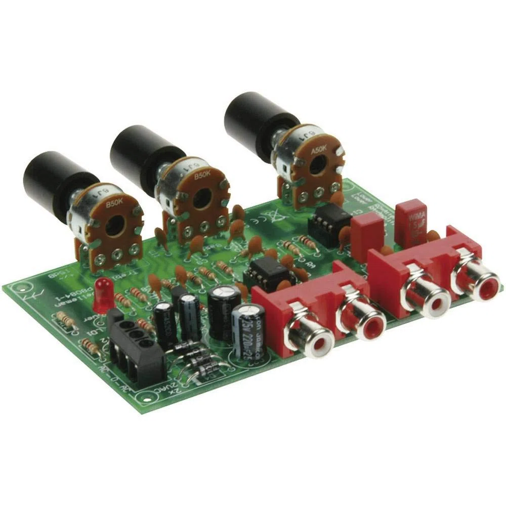 Velleman K8084-Vorverstärker, Lautstärke- und Tonregler