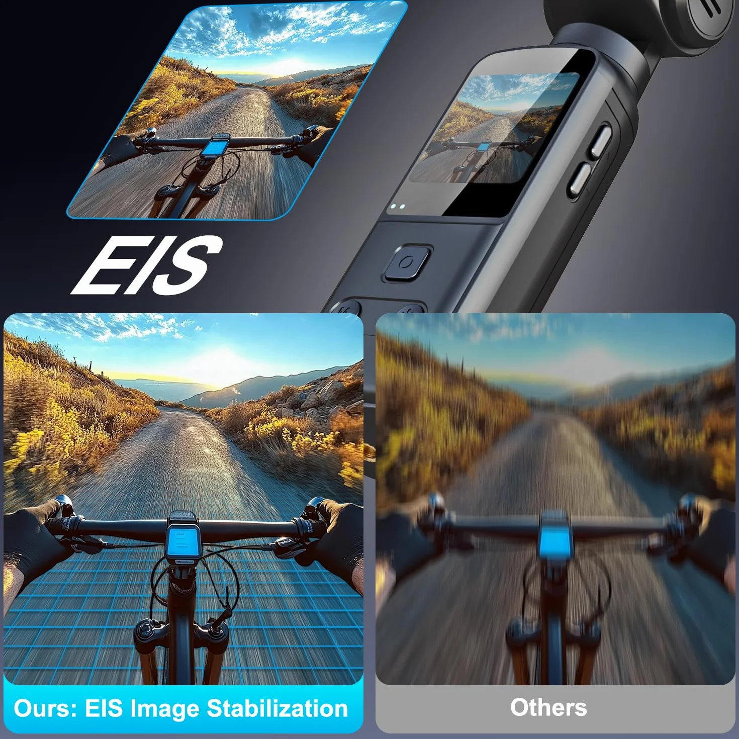 Bodycam Körperkamera mit 270° drehbarem Objektiv, 5K Vlog Kamera mit EIS für POV-Aufnahmen, Reisen und Alltag, inkl. Clip, externem Mikrofon, 64 GB Speicherkarte und wasserdichtem Gehäuse