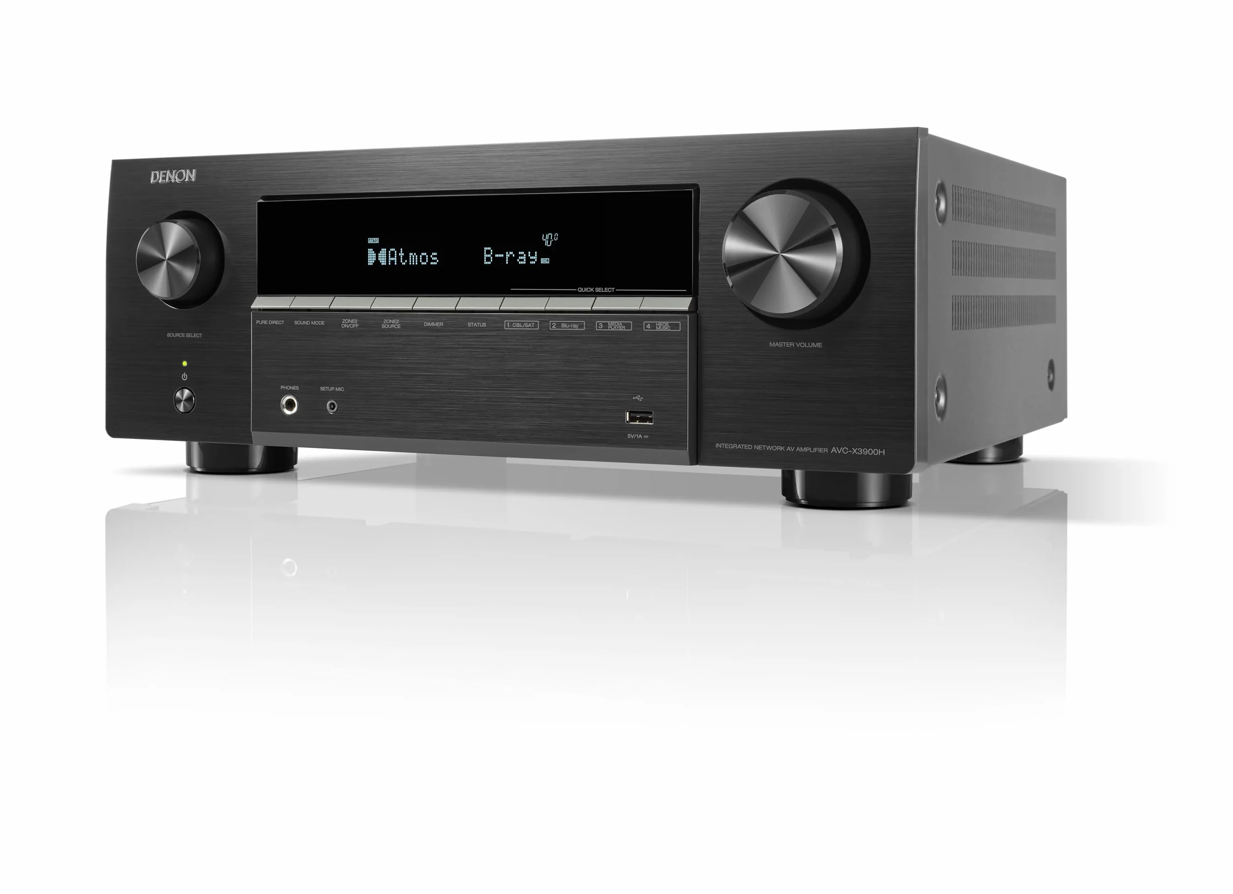 Denon AVC-X3900H 9.4-Kanal AV-Receiver mit Dolby Atmos, DTS:X, AURO-3D, IMAX Enhanced, 6X HDMI 2.1 (8K)