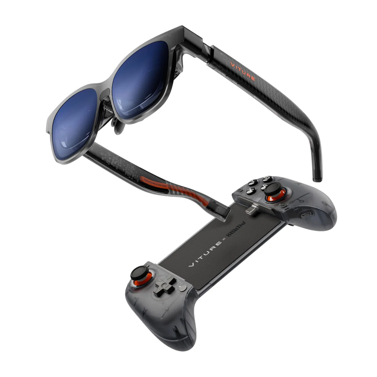 VITURE The Winning Combo — Luma XR-Brille X 8Bitdo Ultimate Mobile Gaming Controller Bundle, Weltweit Erste, Unterstützt XR-Brillen & Pro Android Gaming, Überall Gewinnen