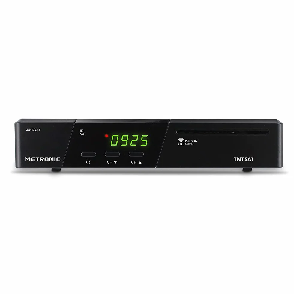 Metronic 441639 Terminal TNT SAT HD, schwarz, Norme