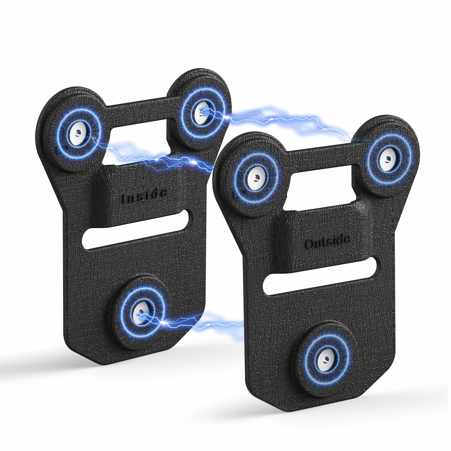 BOBLOV Magnetische Halterung für Körperkamera, 6-Magnet-Stil, Universeller Magnetischer Saugnapf-Clip, aus schwarzem Silikon, haftet an der Kleidung für universelle Body Cam Aller